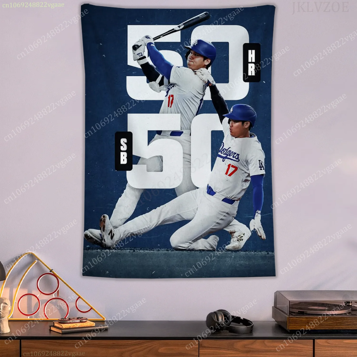 Christmas Throw Blanket - Ohtani Shohei Throw Blanket Tapestry Poster