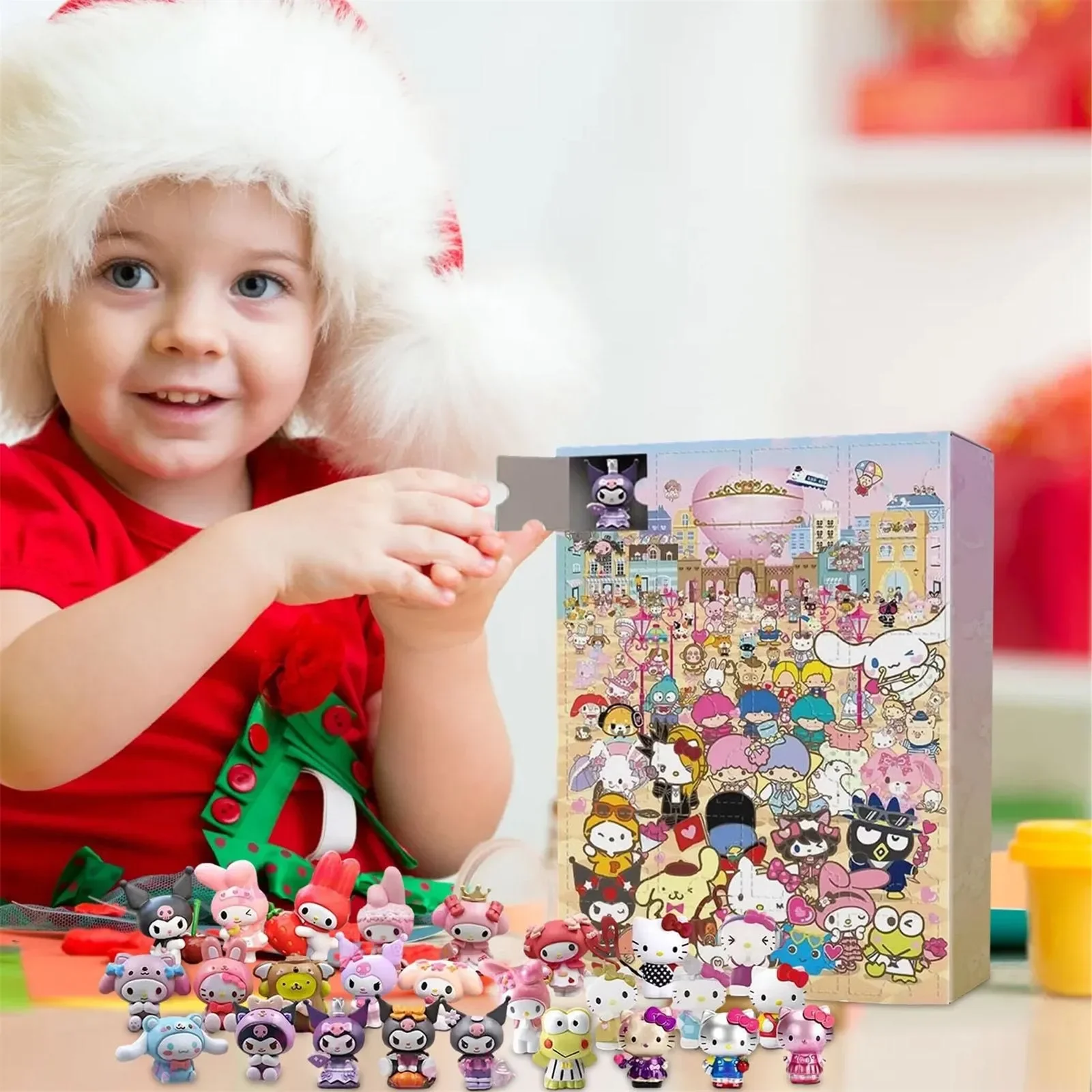 Sanrio Anime Hello Kitty Hallo - Advent Calendar Gift ulasan dan harga