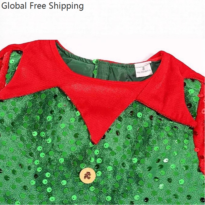 Girls Christmas Costume Set Sa - Elf Costume Christmas ulasan dan harga