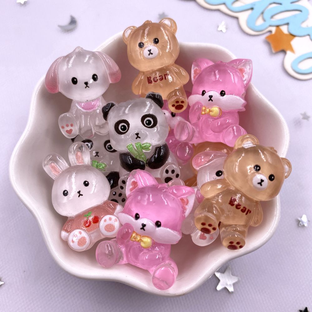 10PCS Resin Kawaii Colorful Ca - Nutcracker Figurine ulasan dan harga