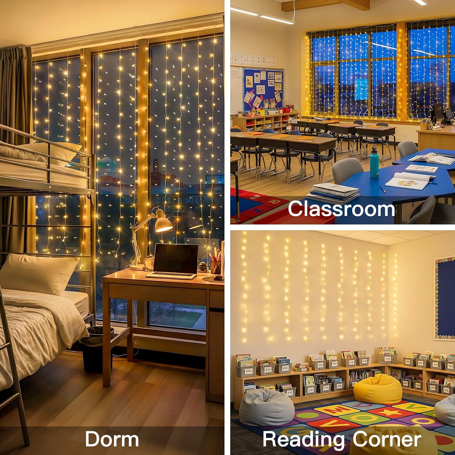Curtain Lights For Bedroom 200 - Led Fairy String Lights ulasan dan harga