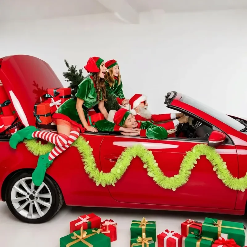 2M Length Christmas Tinsel Gar - Tinsel Garland Decoration ulasan dan harga