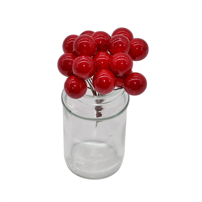 50pcs Mini Pearl Plastic Stame - Christmas Wreath Fake ulasan dan harga