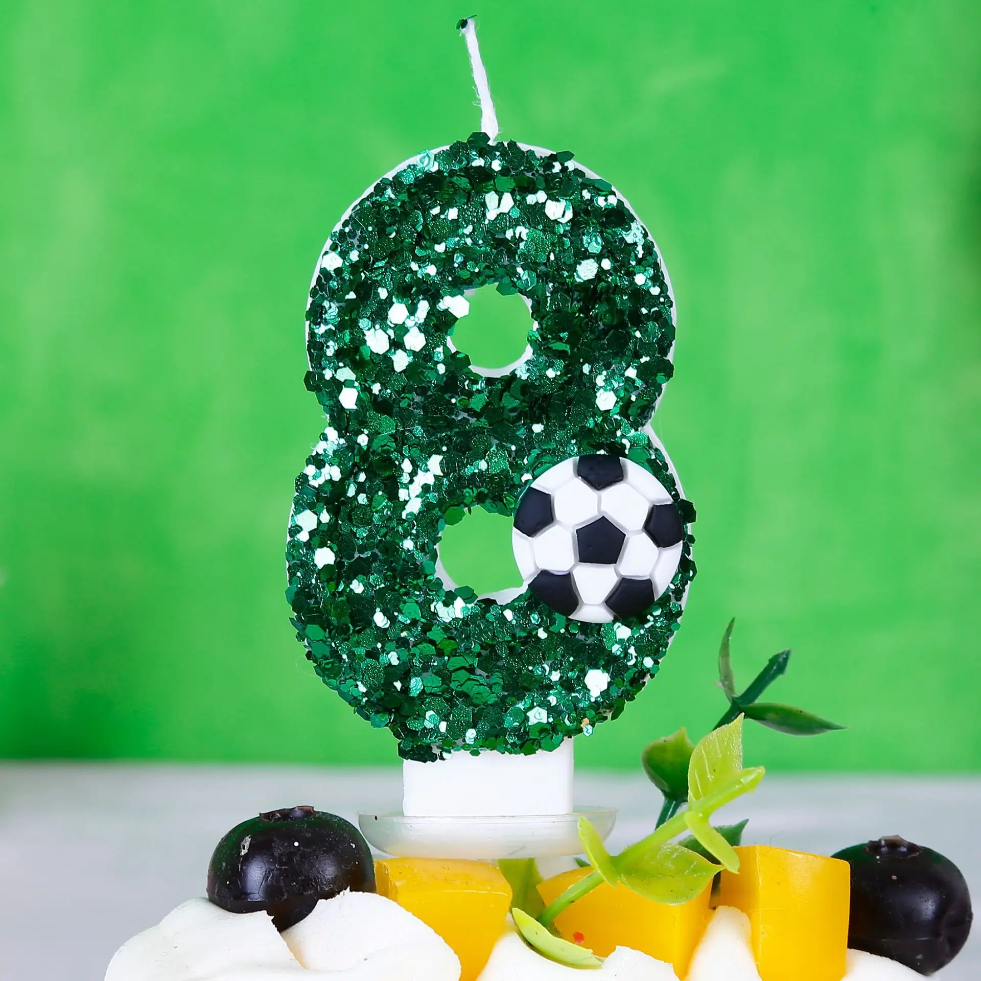 Boy Series 3D Green Football B - Holiday Candle Set ulasan dan harga