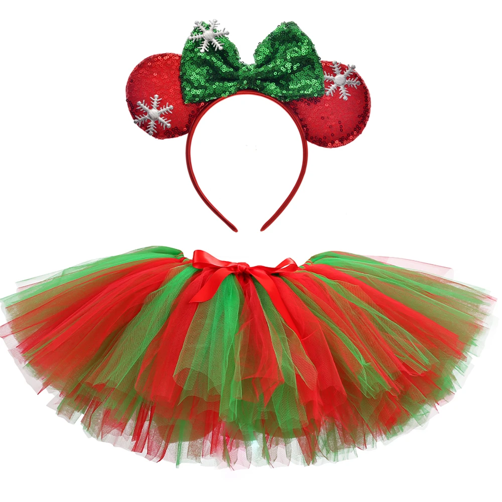 Girls Christmas Elf Tutu Skirt - Elf Costume Christmas ulasan dan harga