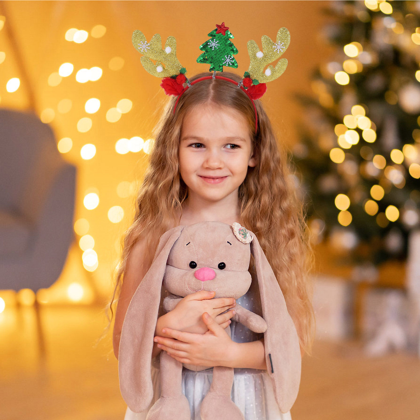 2Pcs Christmas Reindeer Antler - Reindeer Antlers Headband ulasan dan harga