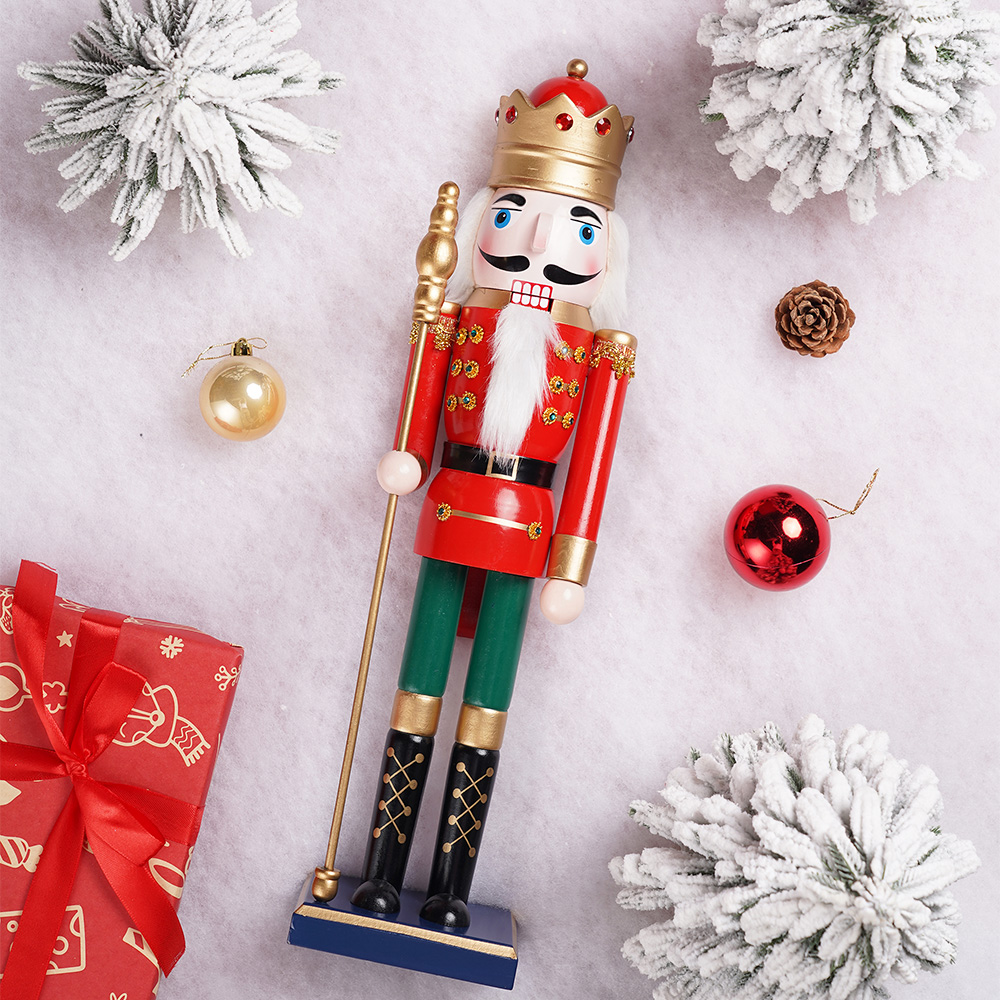 50CM Wooden Nutcracker Doll So - Nutcracker Figurine ulasan dan harga
