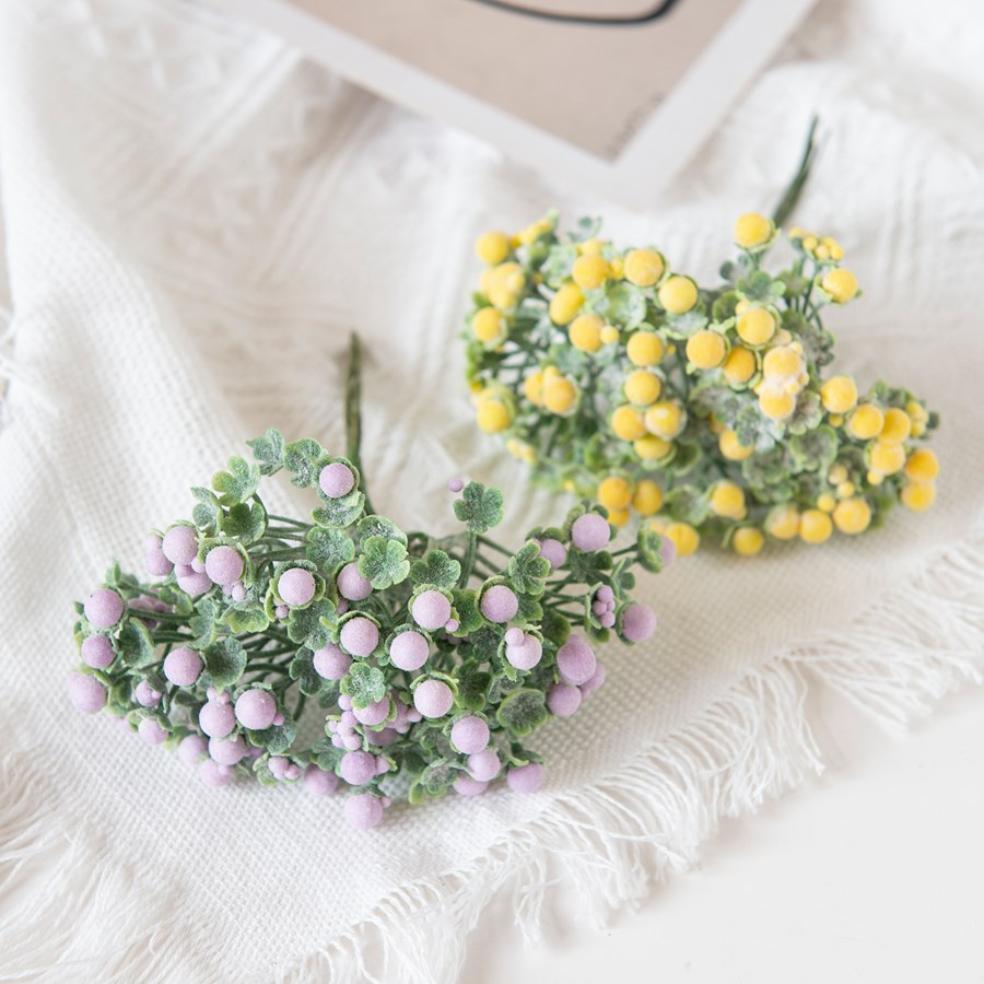 Artificial Plum Flowers Baby's - Christmas Wreath Fake ulasan dan harga
