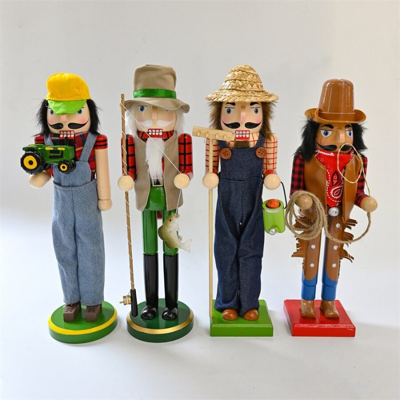 Wooden Nutcracker Soldiers Dri - Nutcracker Figurine ulasan dan harga