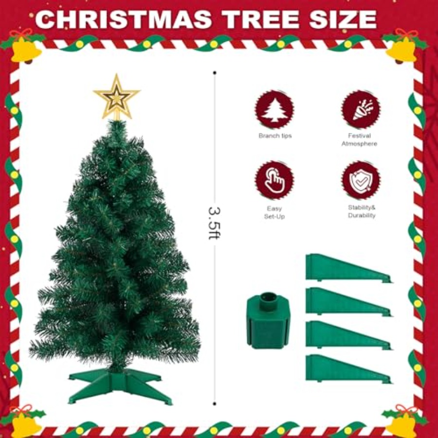 3ft Artificial Christmas Tree  - Star Tree Topper ulasan dan harga