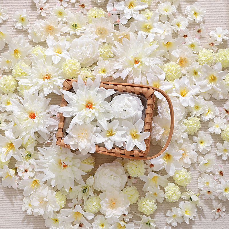 20/50Pcs Mix White Artificial  - Christmas Wreath Fake ulasan dan harga