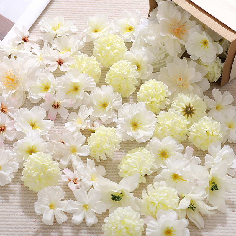 20/50Pcs Mix White Artificial  - Christmas Wreath Fake ulasan dan harga
