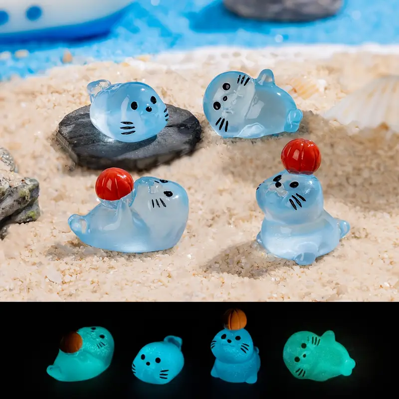 10 Pieces Resin Glow-in-the-Da - Nutcracker Figurine ulasan dan harga