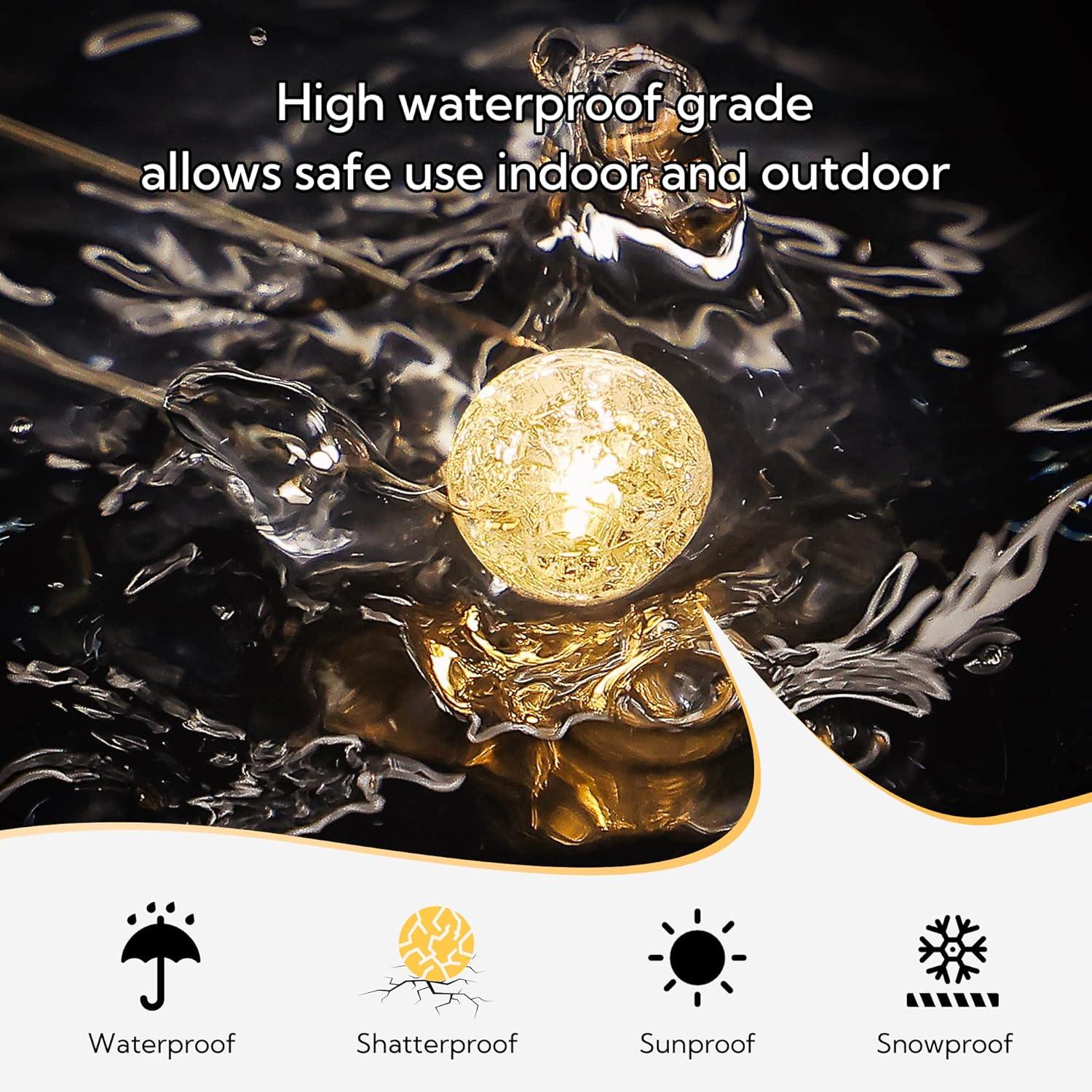 10FT 30 LED Crystal Ball Strin - Led Fairy String Lights ulasan dan harga