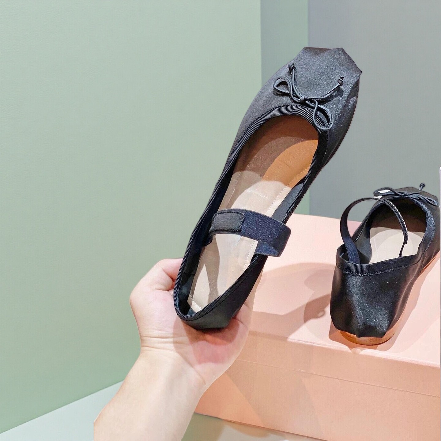 Luxury Ballet Flats, Women's P - Ribbon Bow Gift ulasan dan harga