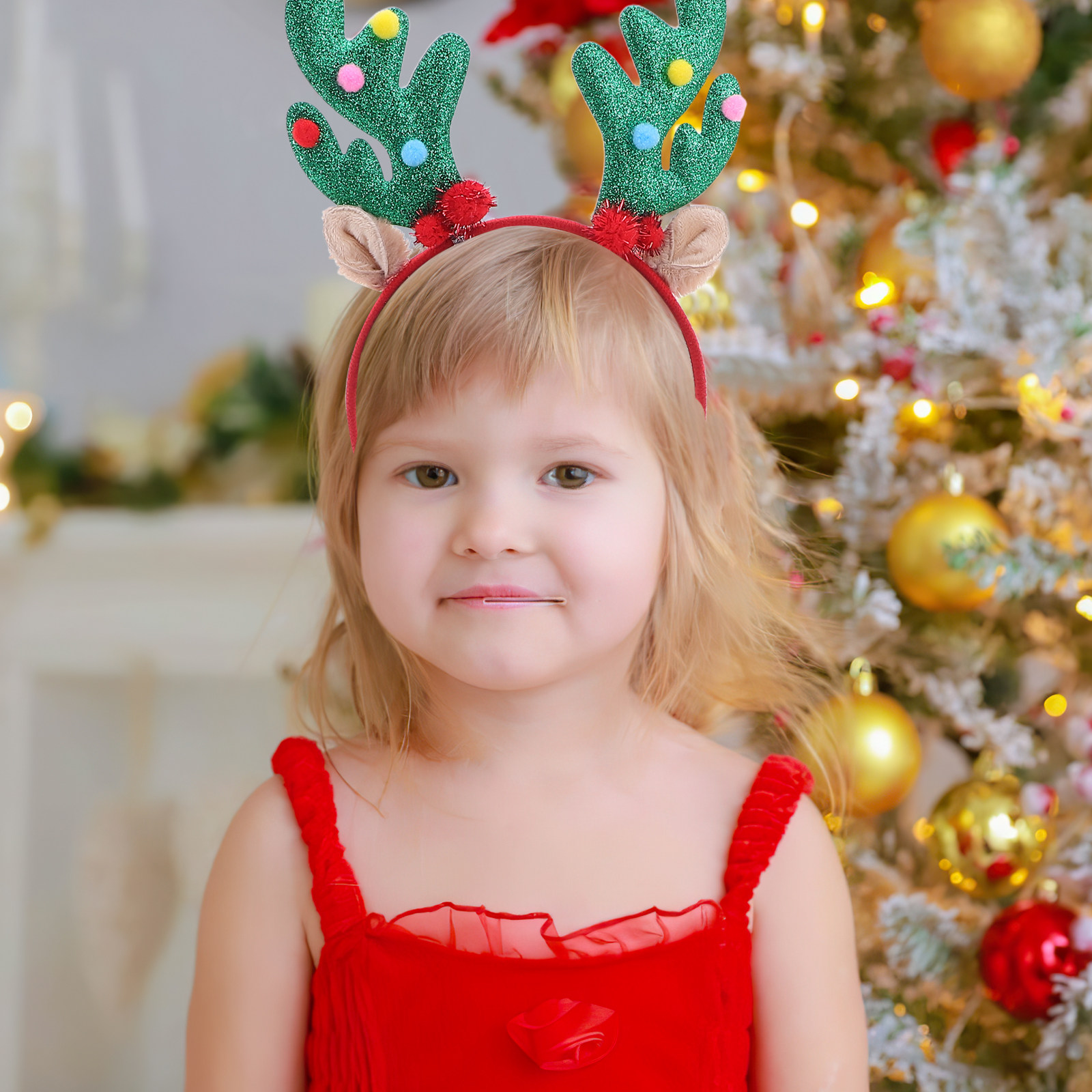 2Pcs Christmas Deer Antlers He - Reindeer Antlers Headband ulasan dan harga