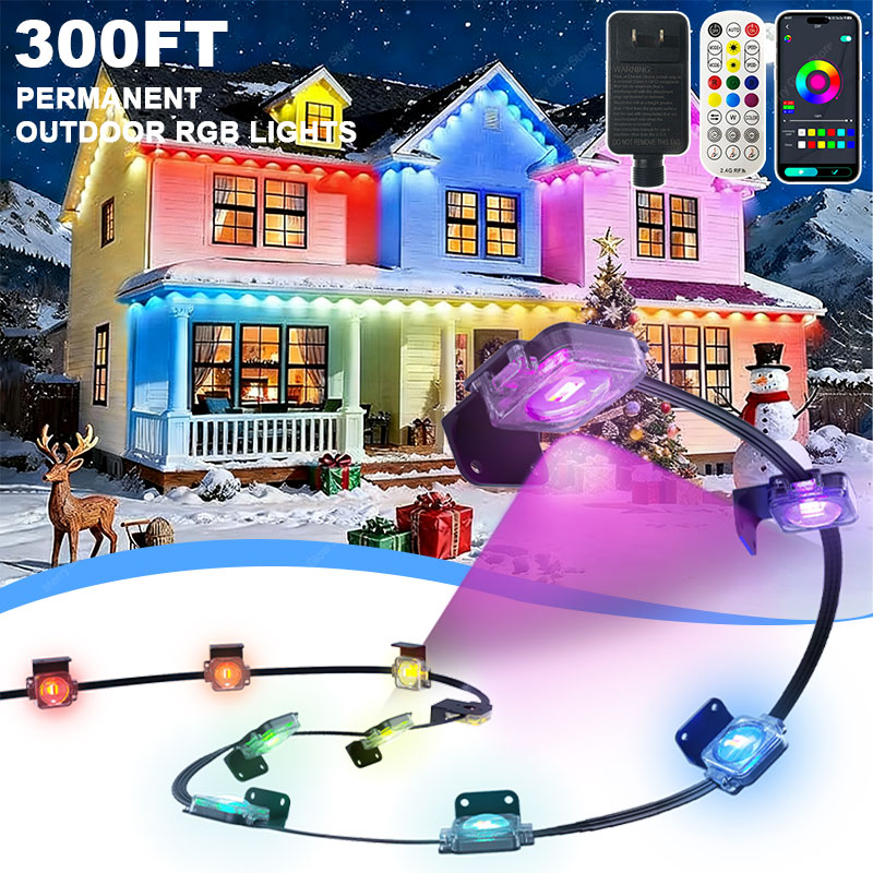 Permanent Outdoor Eave Lights  - Led Fairy String Lights ulasan dan harga