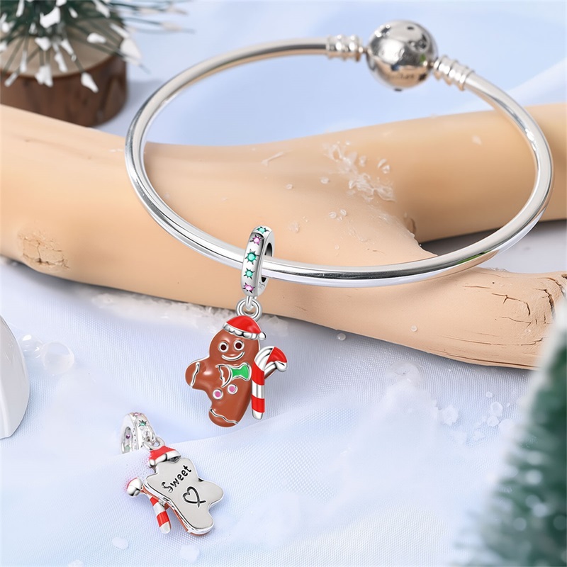 Holiday Series 925 Sterling Si - Christmas Stocking Hanging ulasan dan harga
