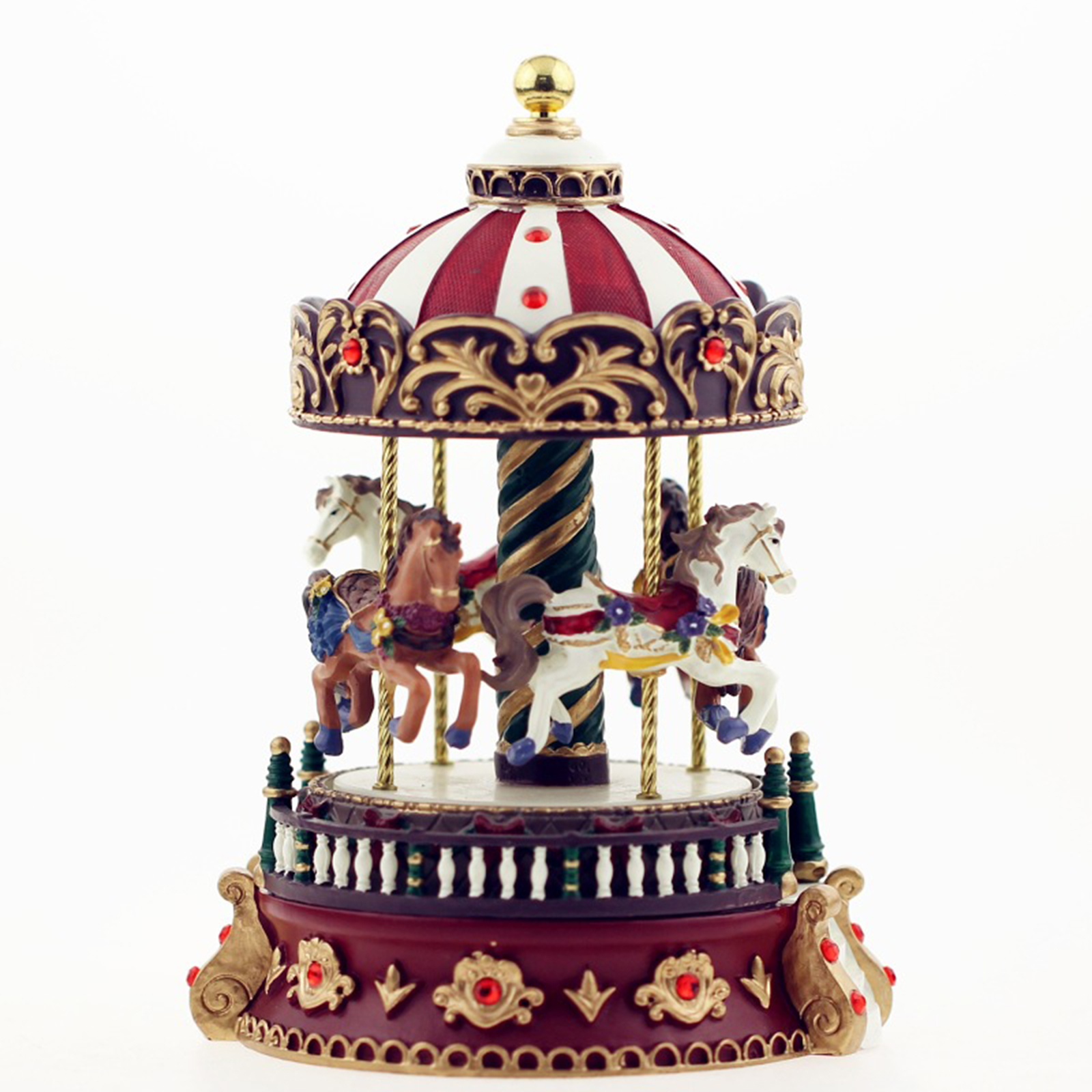 Creative Resin Crafts Ornament - Snow Globe Musical ulasan dan harga