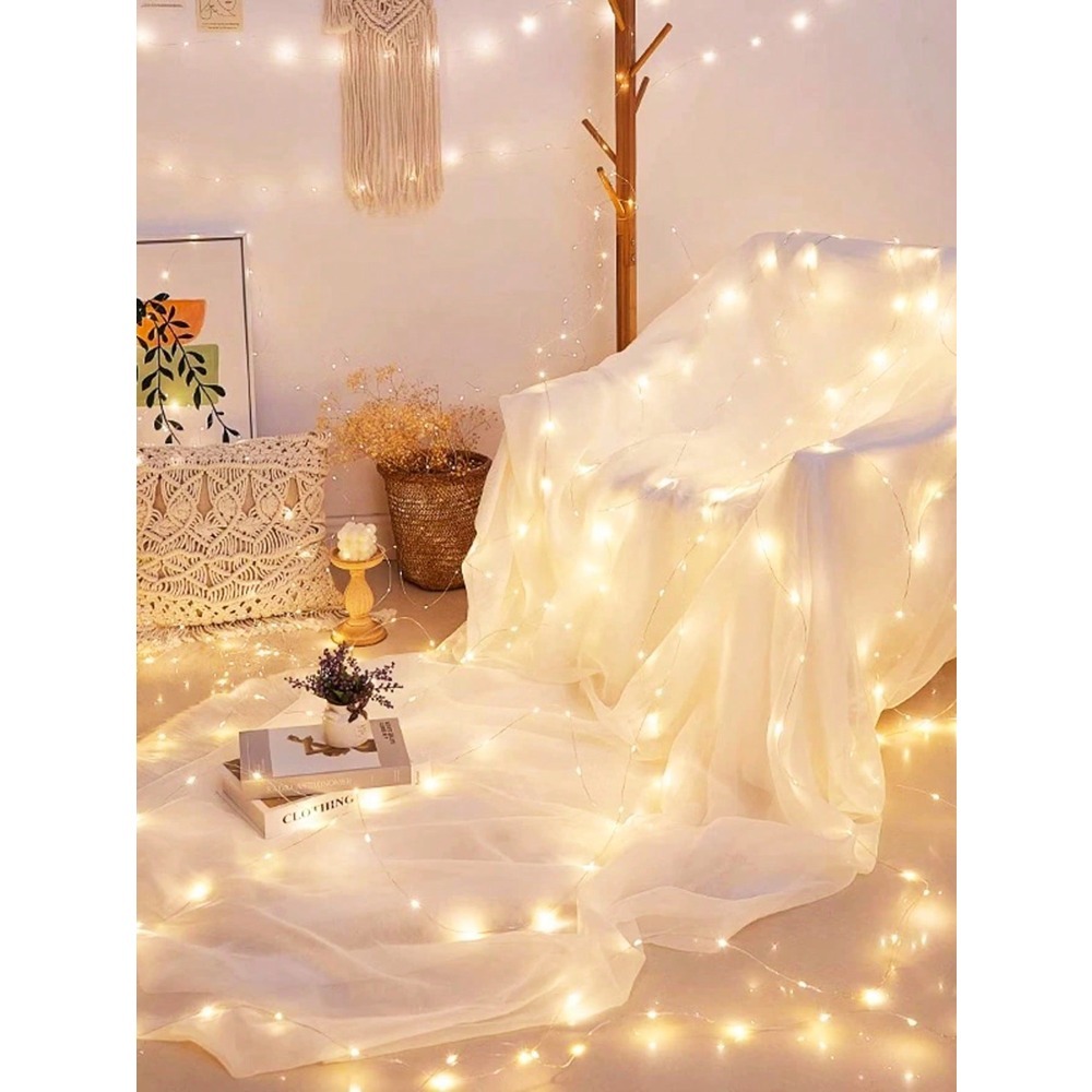 1pc Warm White LED Copper Wire - Led Fairy String Lights ulasan dan harga