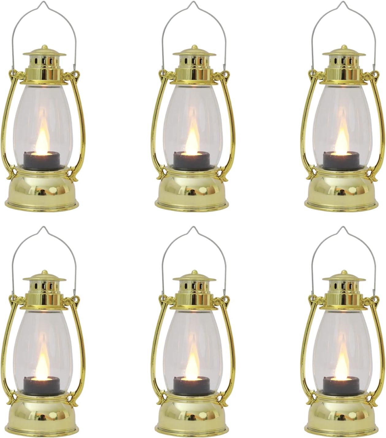 6 Pcs Mini LED Lanterns, Flick - Christmas Lights Outdoor ulasan dan harga