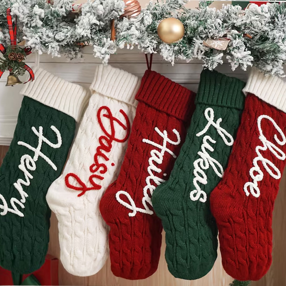 1PC Christmas decorative stock - Christmas Stocking Hanging ulasan dan harga