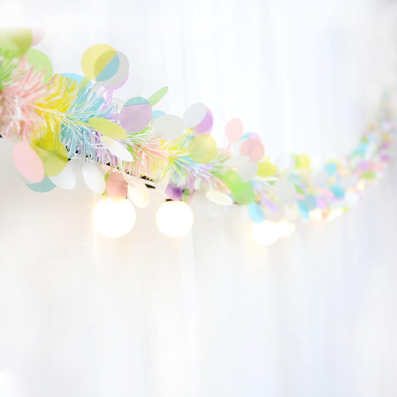 4pc Easter Tinsel Garlands Col - Tinsel Garland Decoration ulasan dan harga